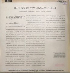 Waltzes By The Strauss Family LP