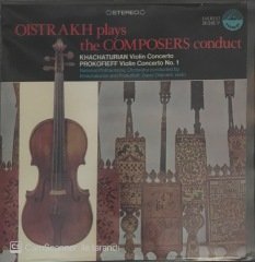 Oistrakh Plays The Composers Conduct Khachaturian Violin Concerto LP
