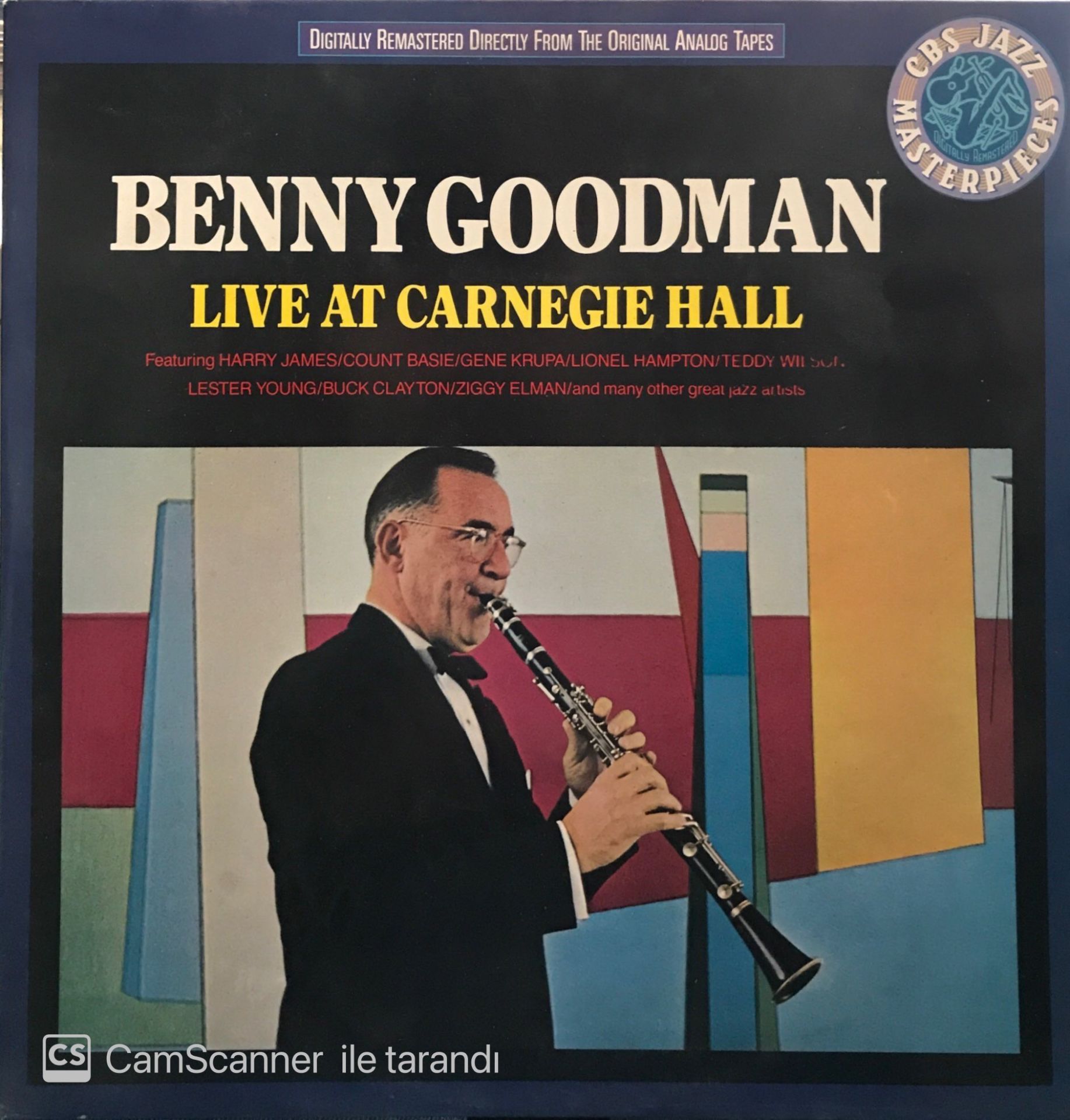 Benny Goodman Live At Carnegie Hall Double LP
