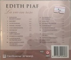 Edith Piaf La Vie En Rose CD