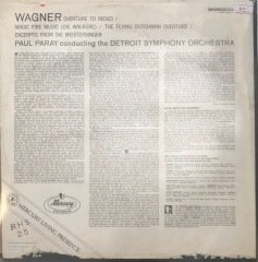 Wagner Overture To Rienzi Paul Paray Detroit Symphony LP