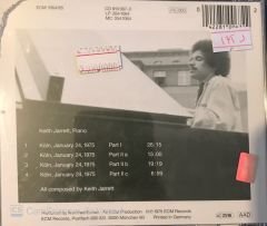 Keith Jarrett - The Köln Concert CD