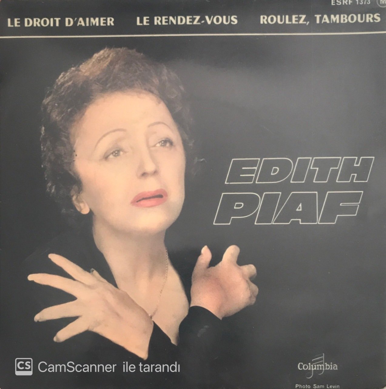 Edith Piaf Roulez Tambours 45lik