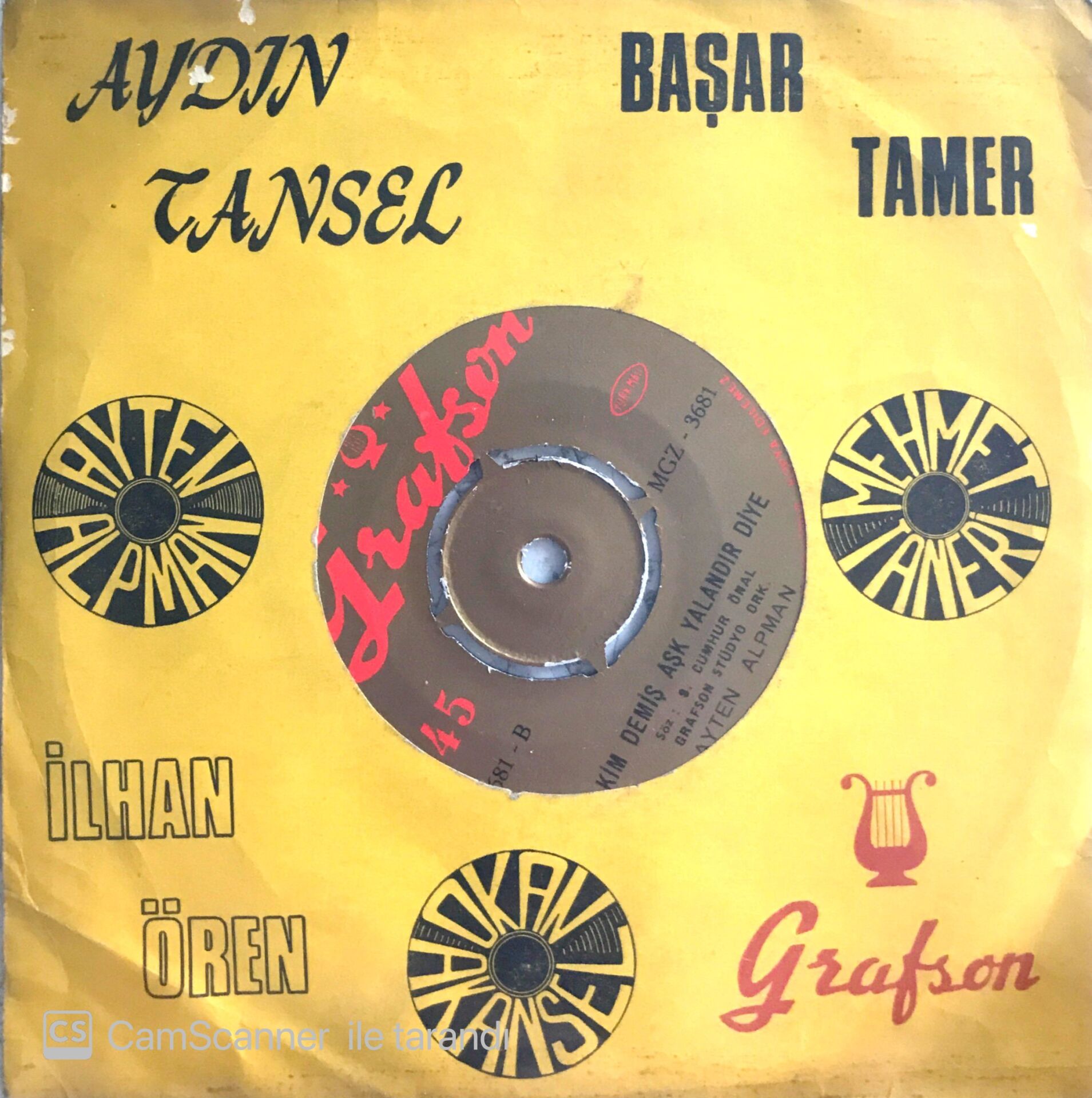 Ayten Alpman Kim Demiş Aşk Yalandır Diye 45lik