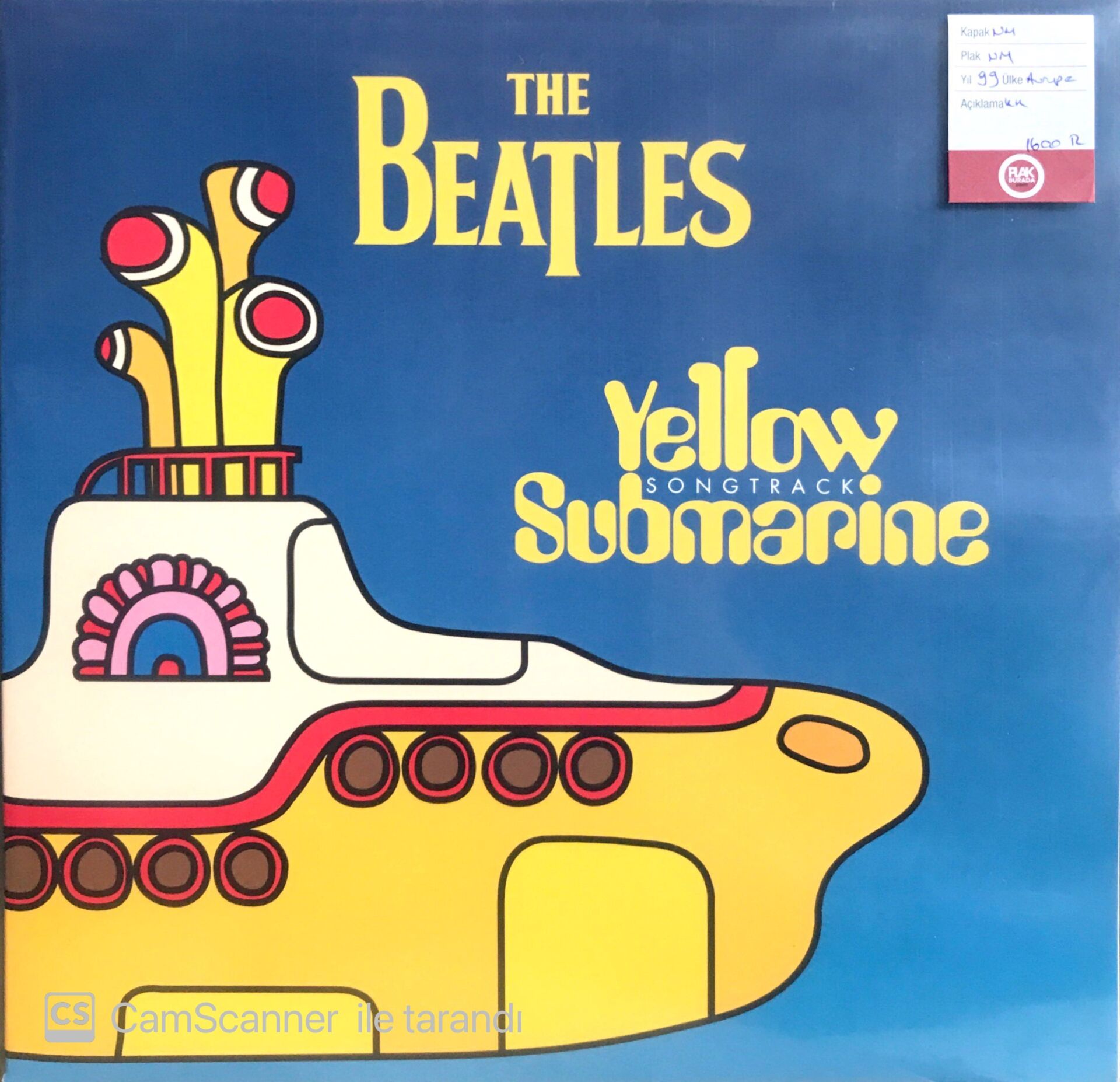 The Beatles Yellow Submarine Songtrack LP