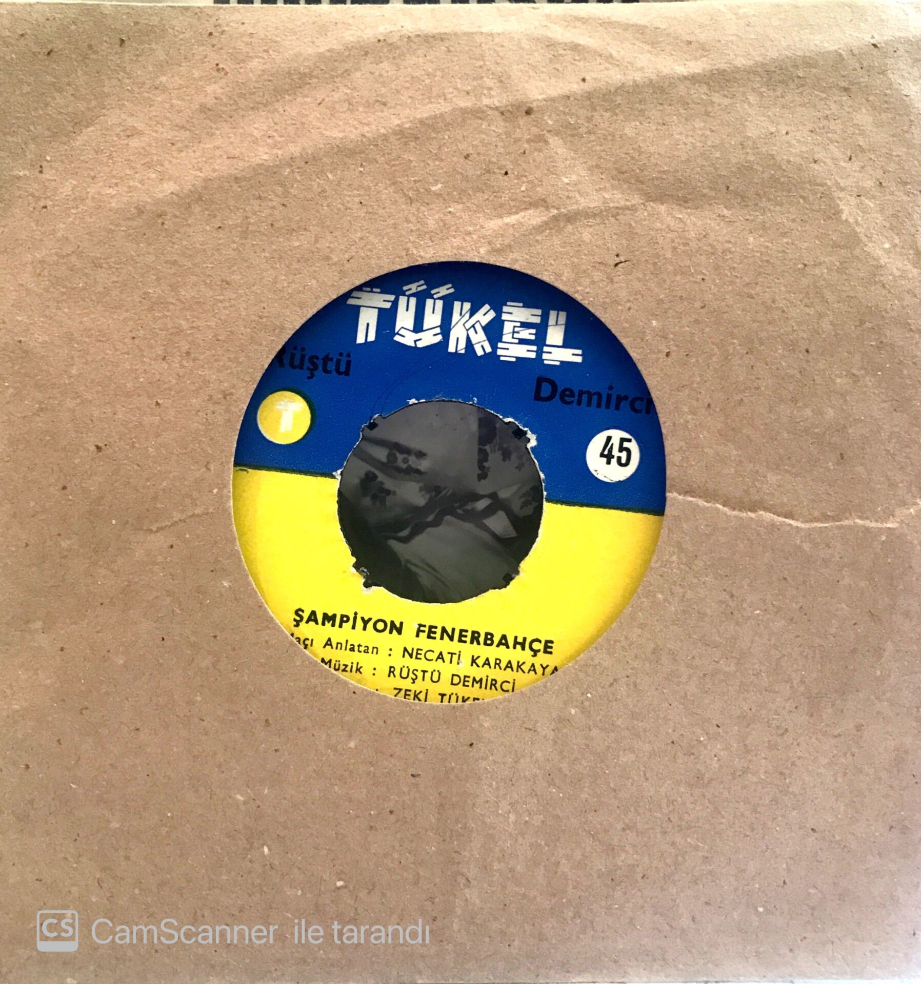 Rüştü Demirci - Şampiyon Fenerbahçe 45lik