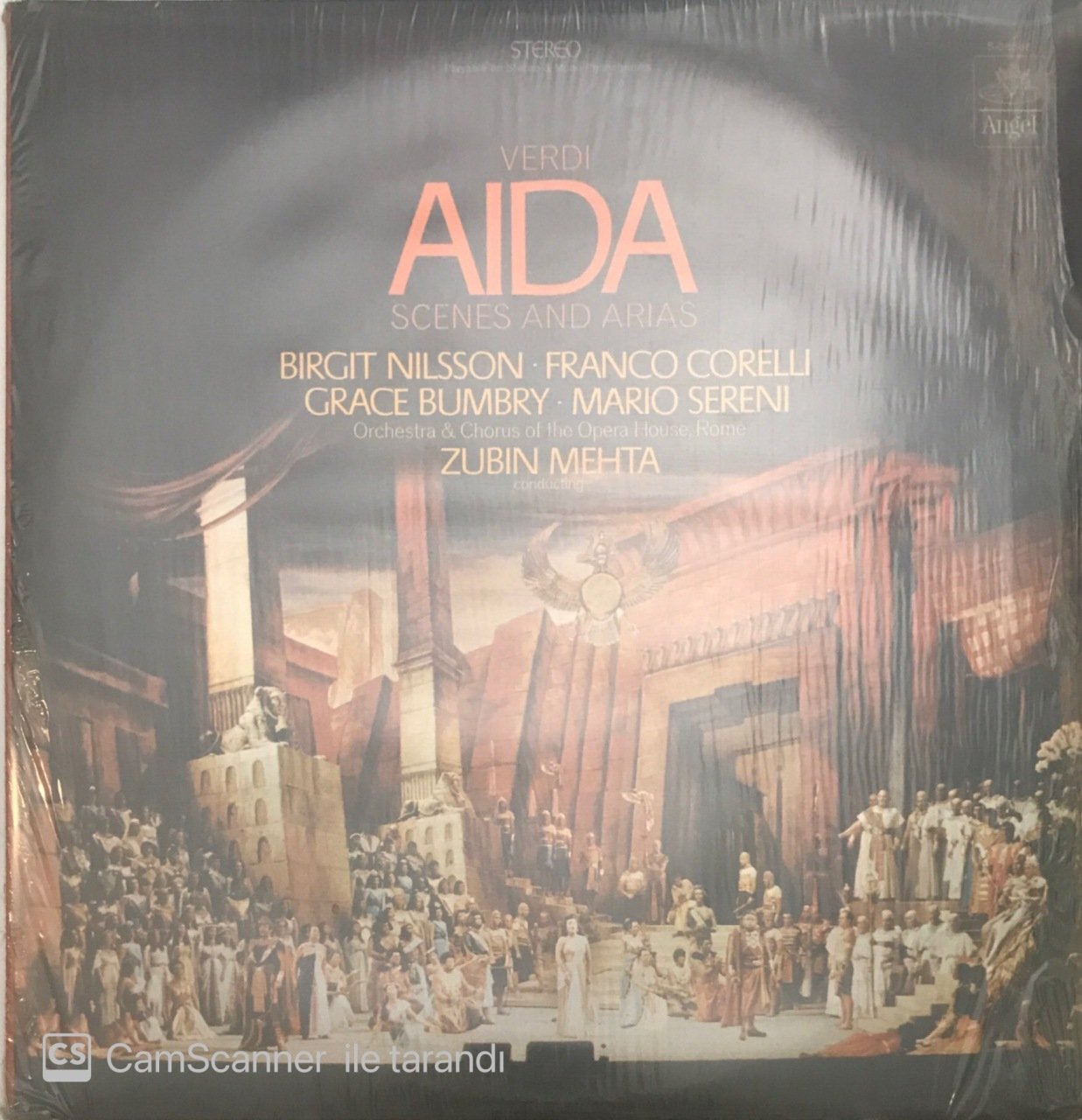 Verdi Aida Scenes And Arias LP