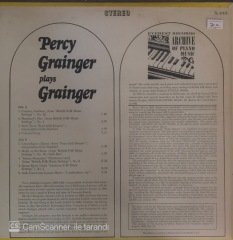Percy Grainger Plays Grainger LP