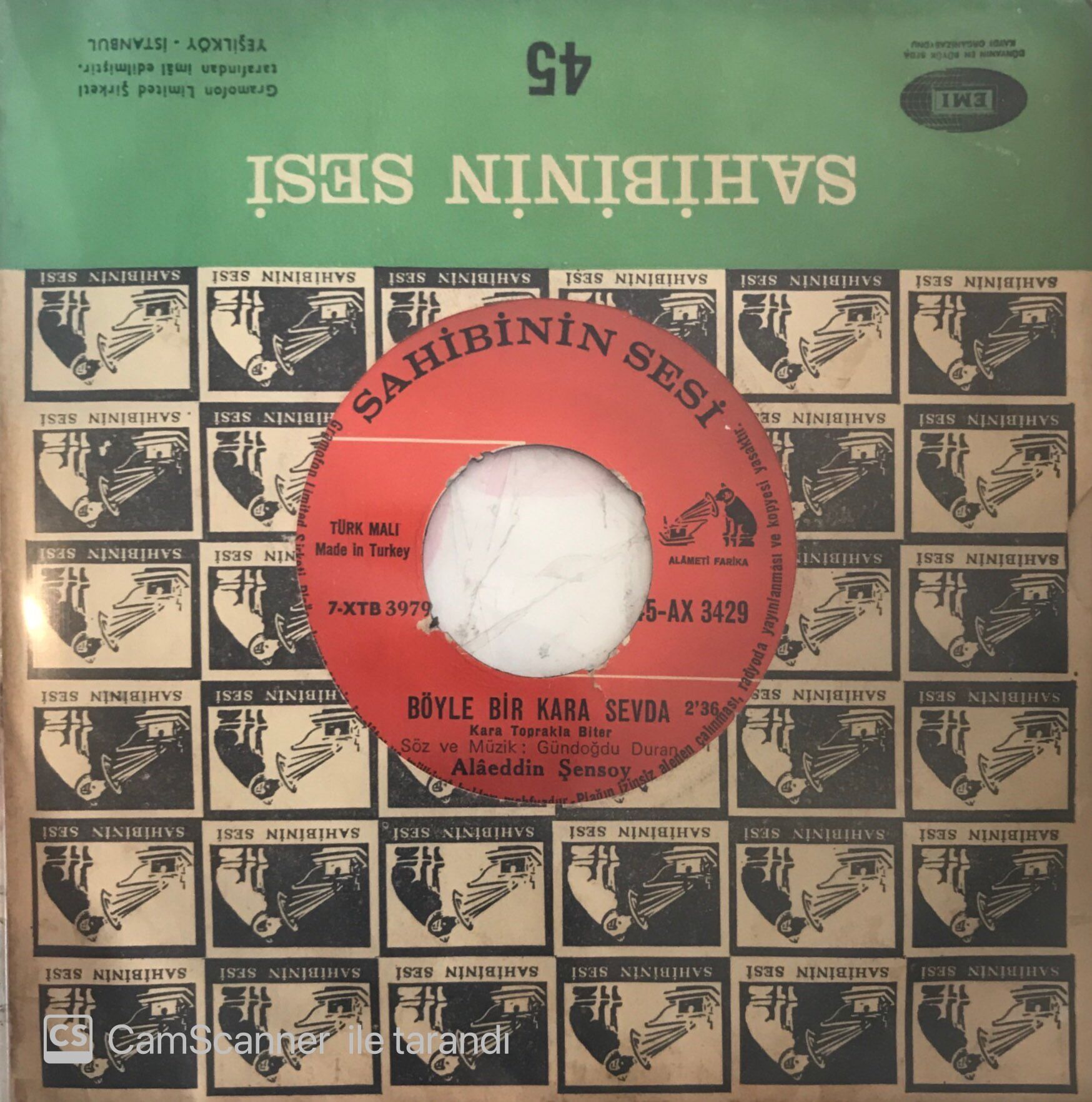 Alaeddin Şensoy Böyle Bir Kara Sevda 45lik