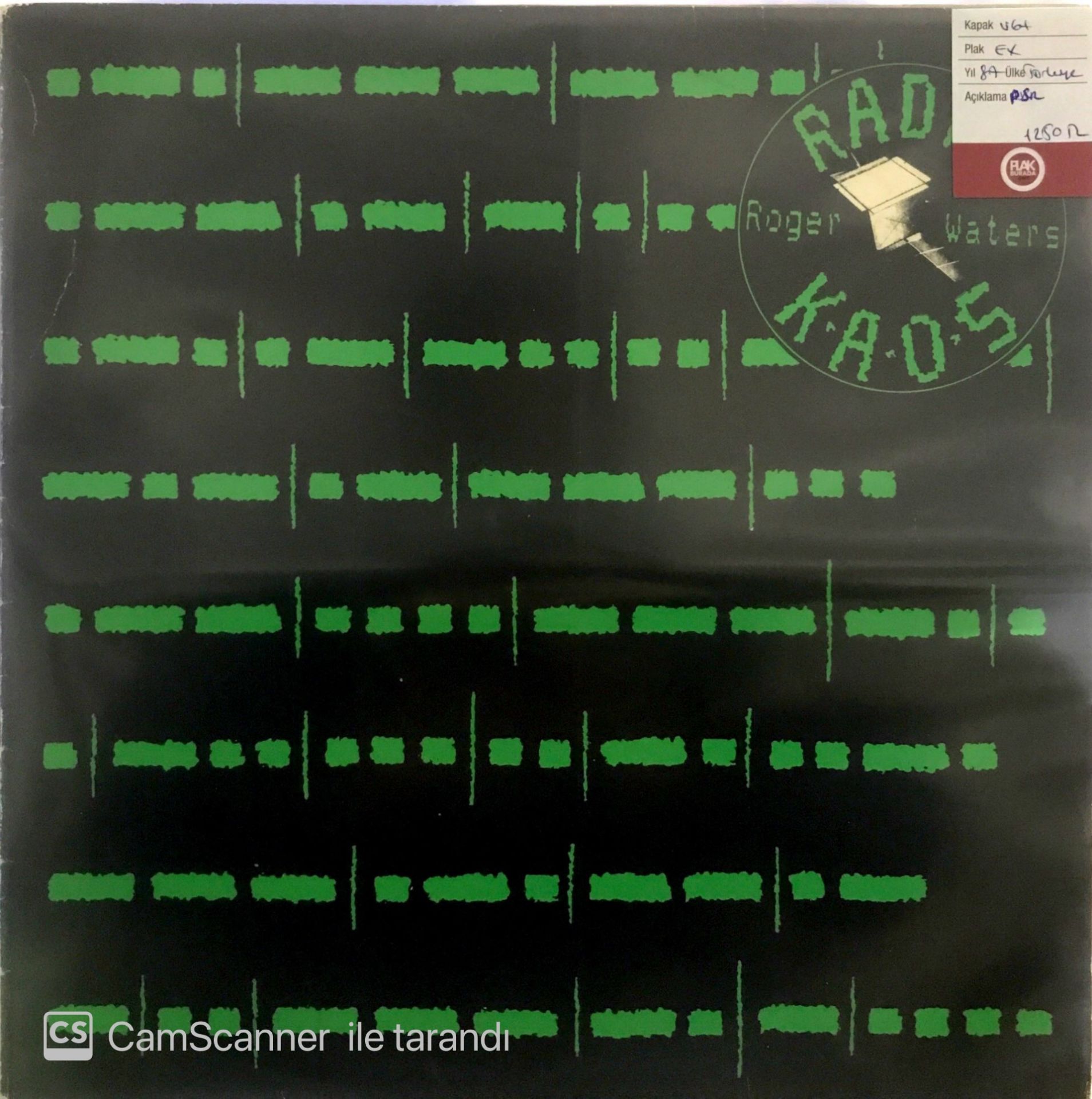 Roger Waters - Radio K.A.O.S LP