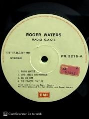Roger Waters - Radio K.A.O.S LP