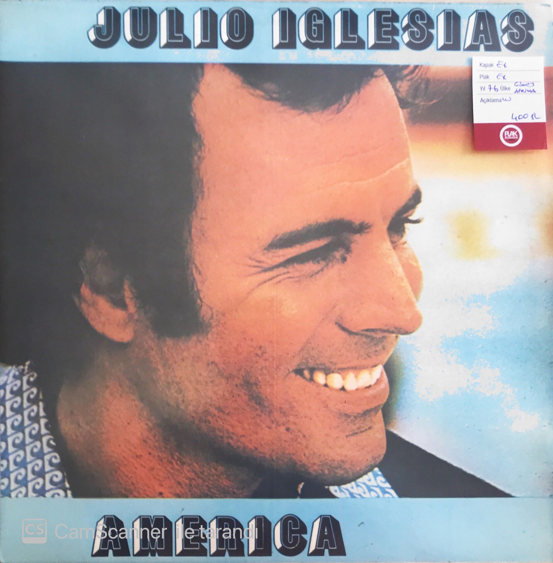Julio Iglesias -  America - LP
