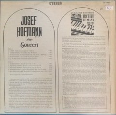 Josef Hofmann Concert LP