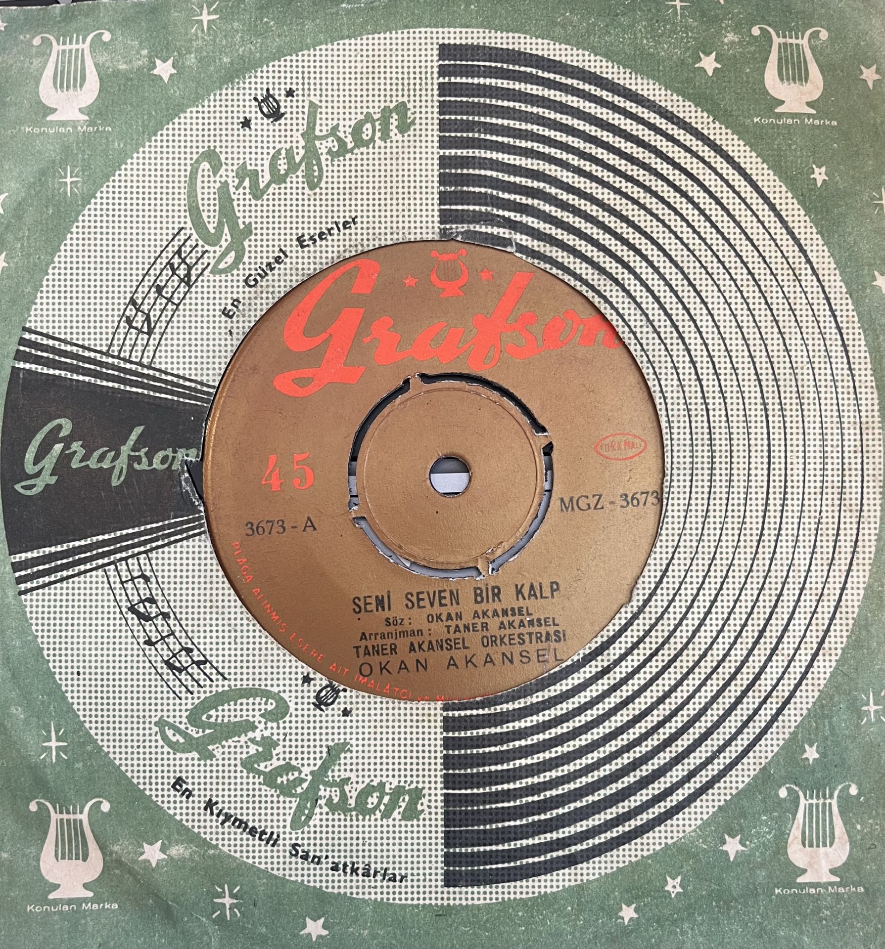 Okan Akansel - Seni Seven Bir Kalp 45lik