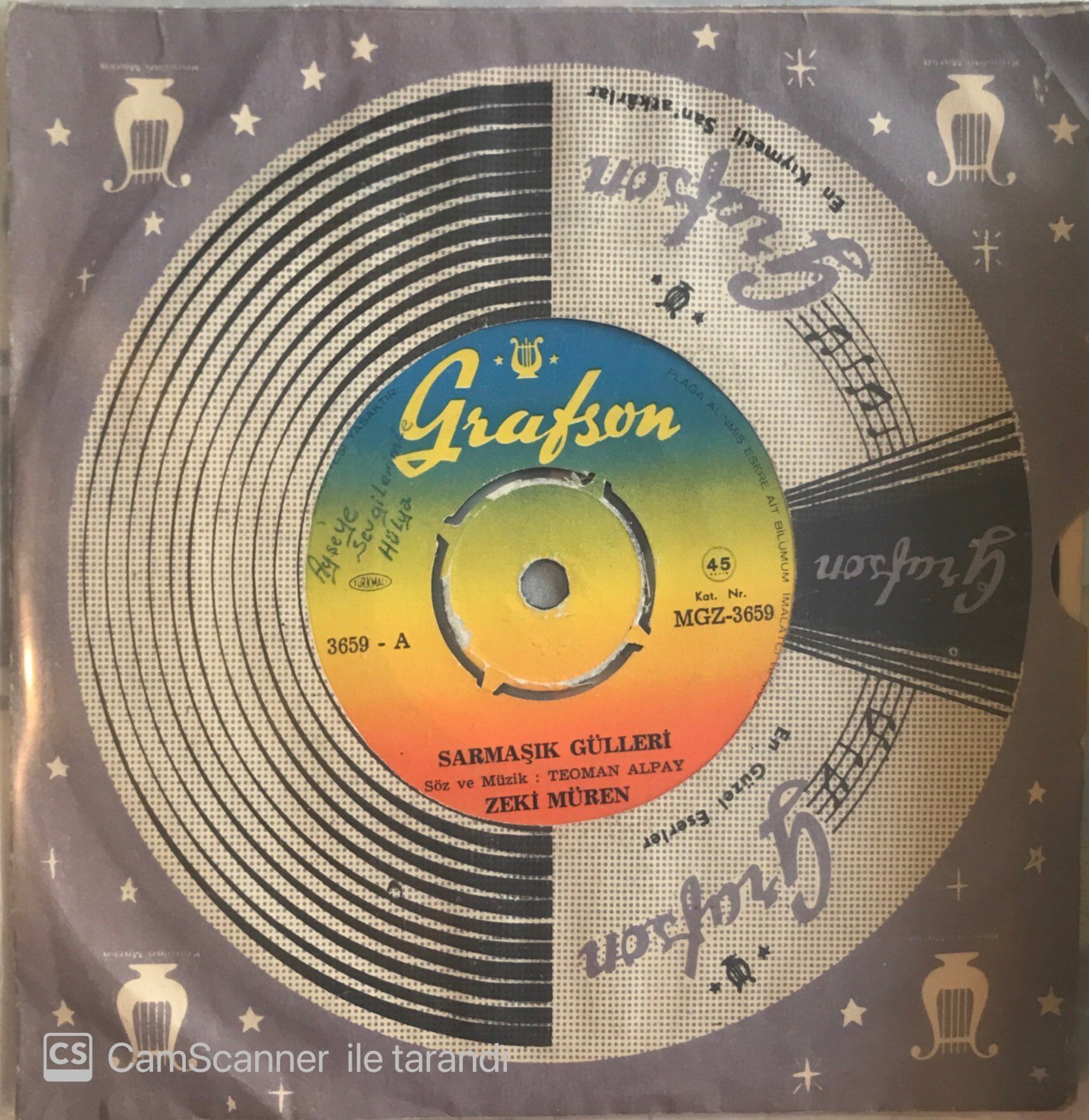 Zeki Müren Sarmaşık Gülleri 45lik