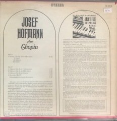 Josef Hofmann Plays Chopin LP