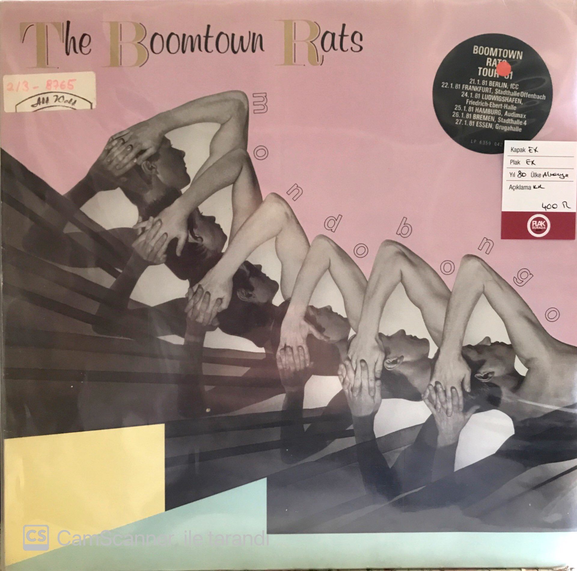 The Boomtown Rats Mondo Bongo LP