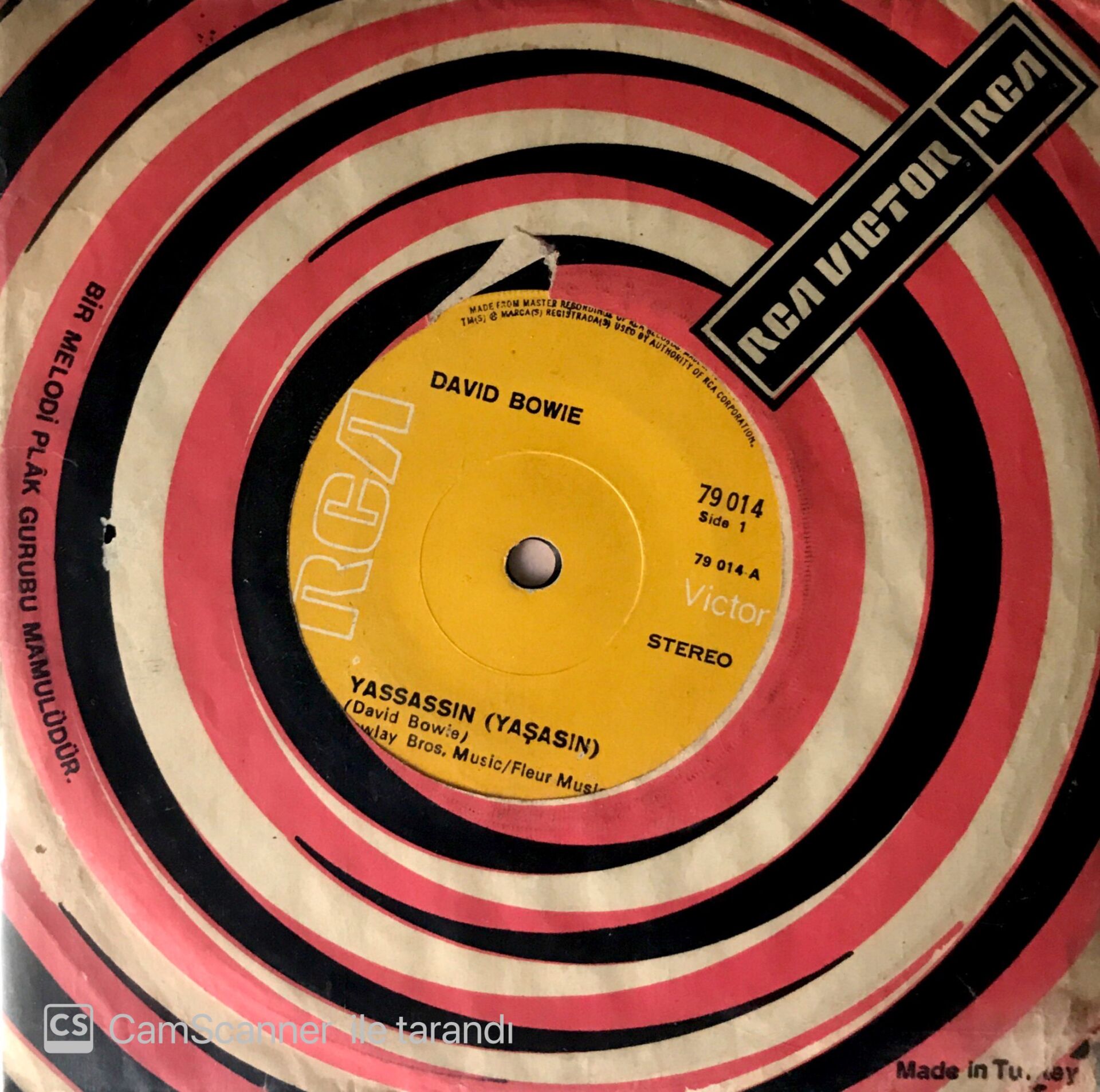 David Bowie / Yassassın (Yaşasın) 45'lik