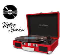 RECORD MASTER T317R-BT Çanta Pikap - Bluetooth Özellikli - Plak Temizleme Solüsyonu Hediyeli