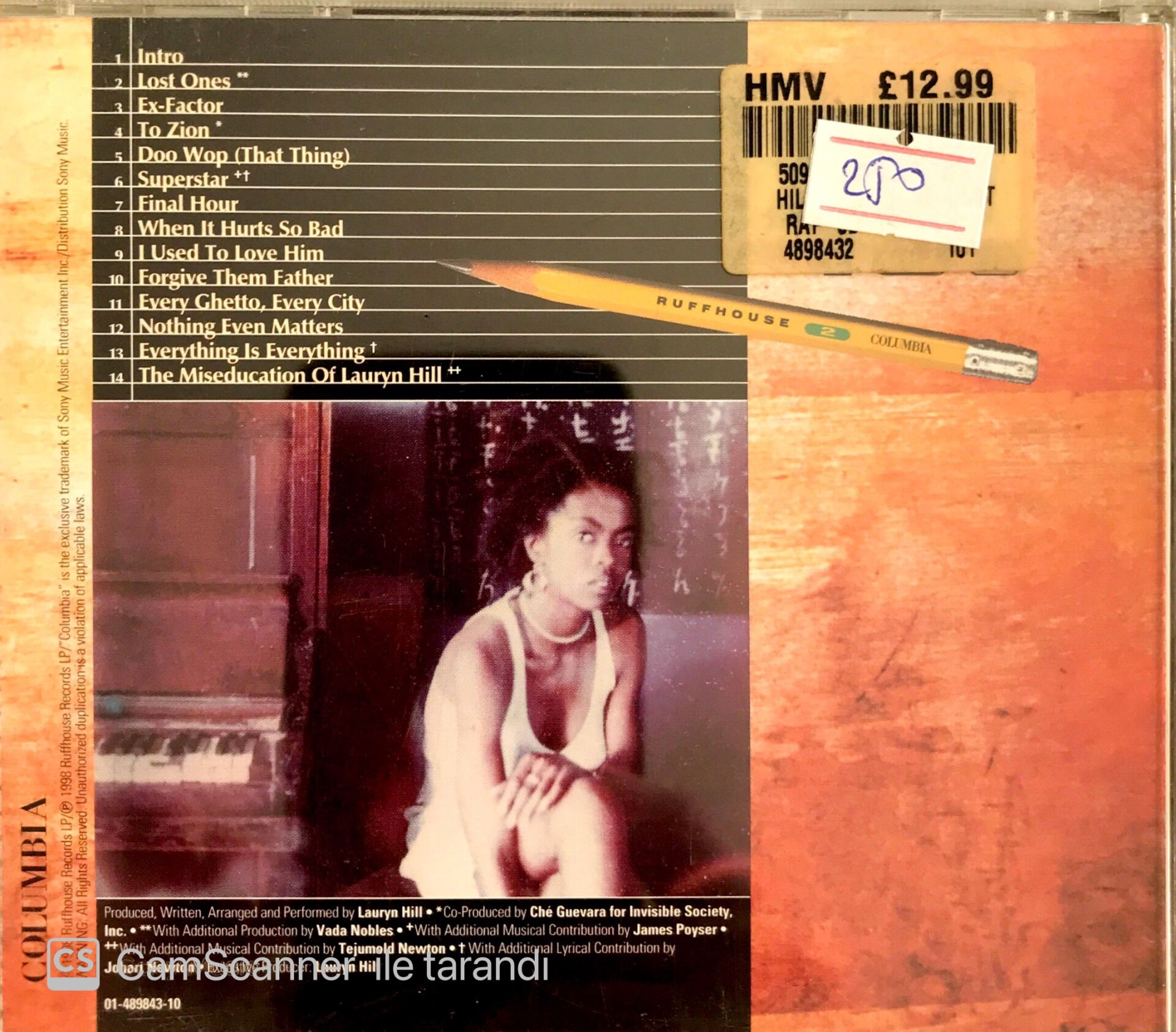 The Miseducation Of Lauryn Hill CD