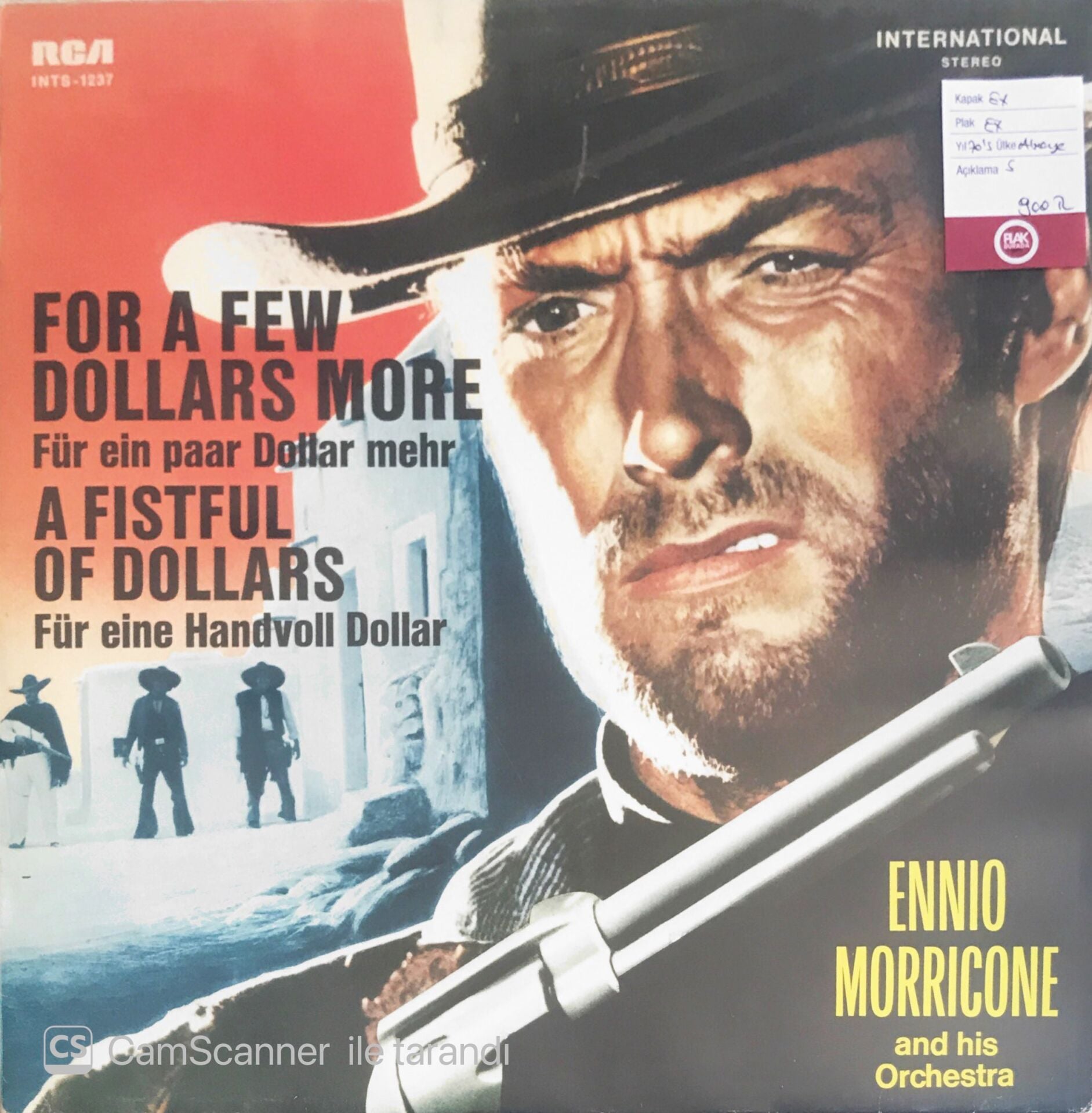 A Fistful Of Dollars For A Few Dolars More - Soundtrack - LP