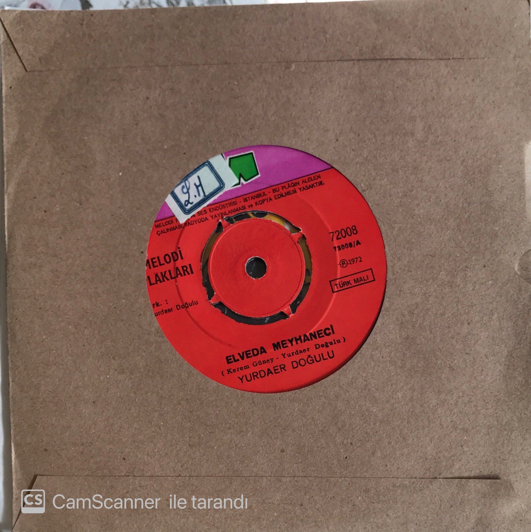 Yurdaer Doğulu Elveda Meyhaneci 45lik