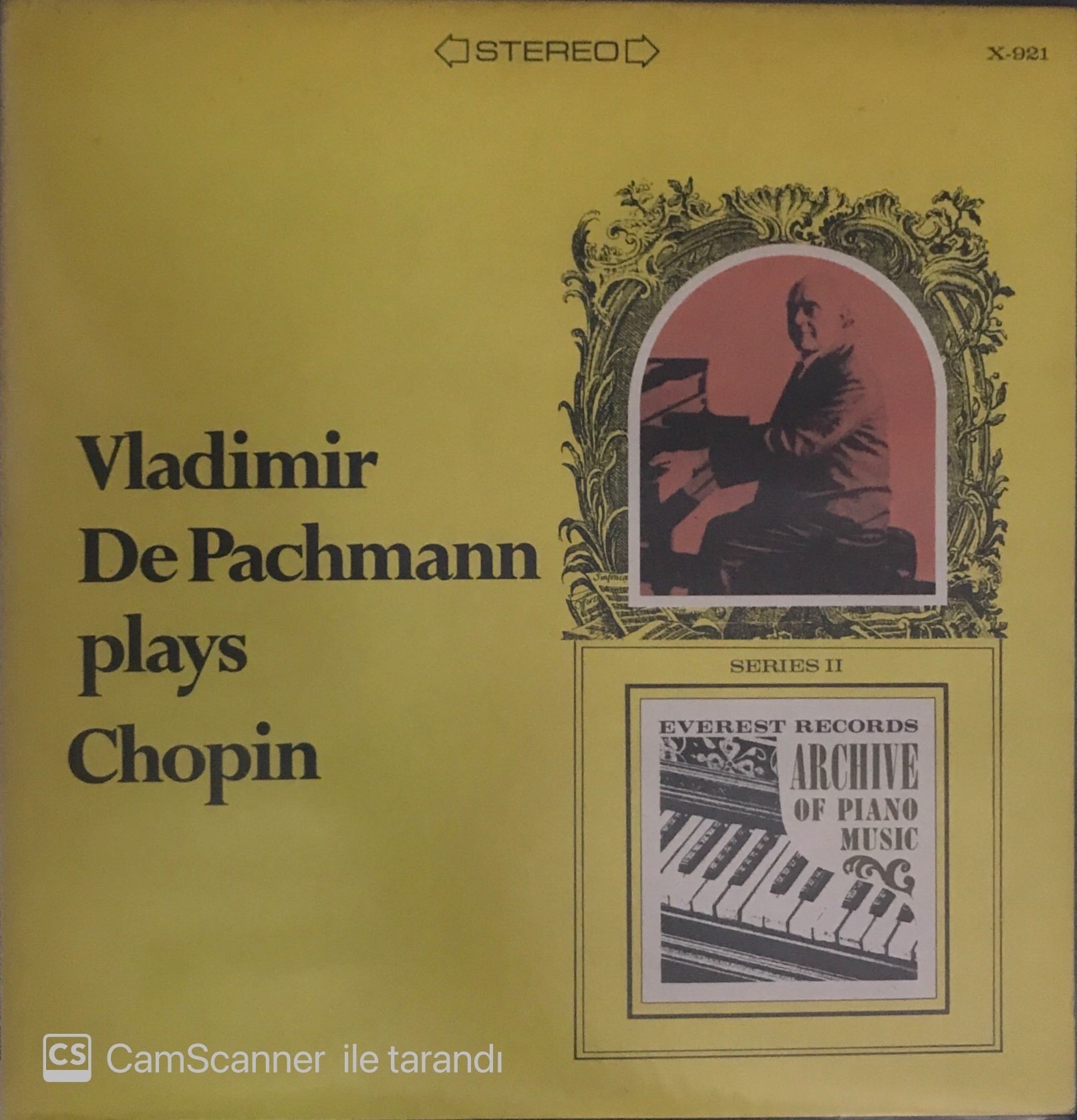 Vladimir De Pachmann Plays Chopin LP