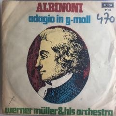 Werner Müller and His Orchestra Mozart Adagio In G Moll 45lik
