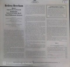 Jascha Heifezt Sir Thomas Beecham Mendelssohn Mozart LP