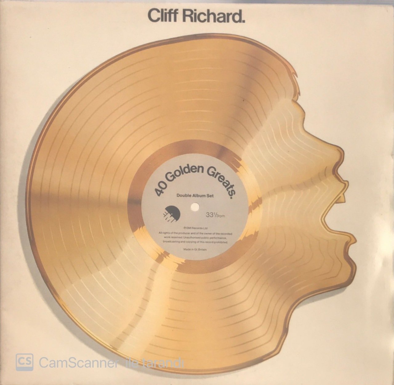 Cliff Richard 40 Golden Greats Double LP