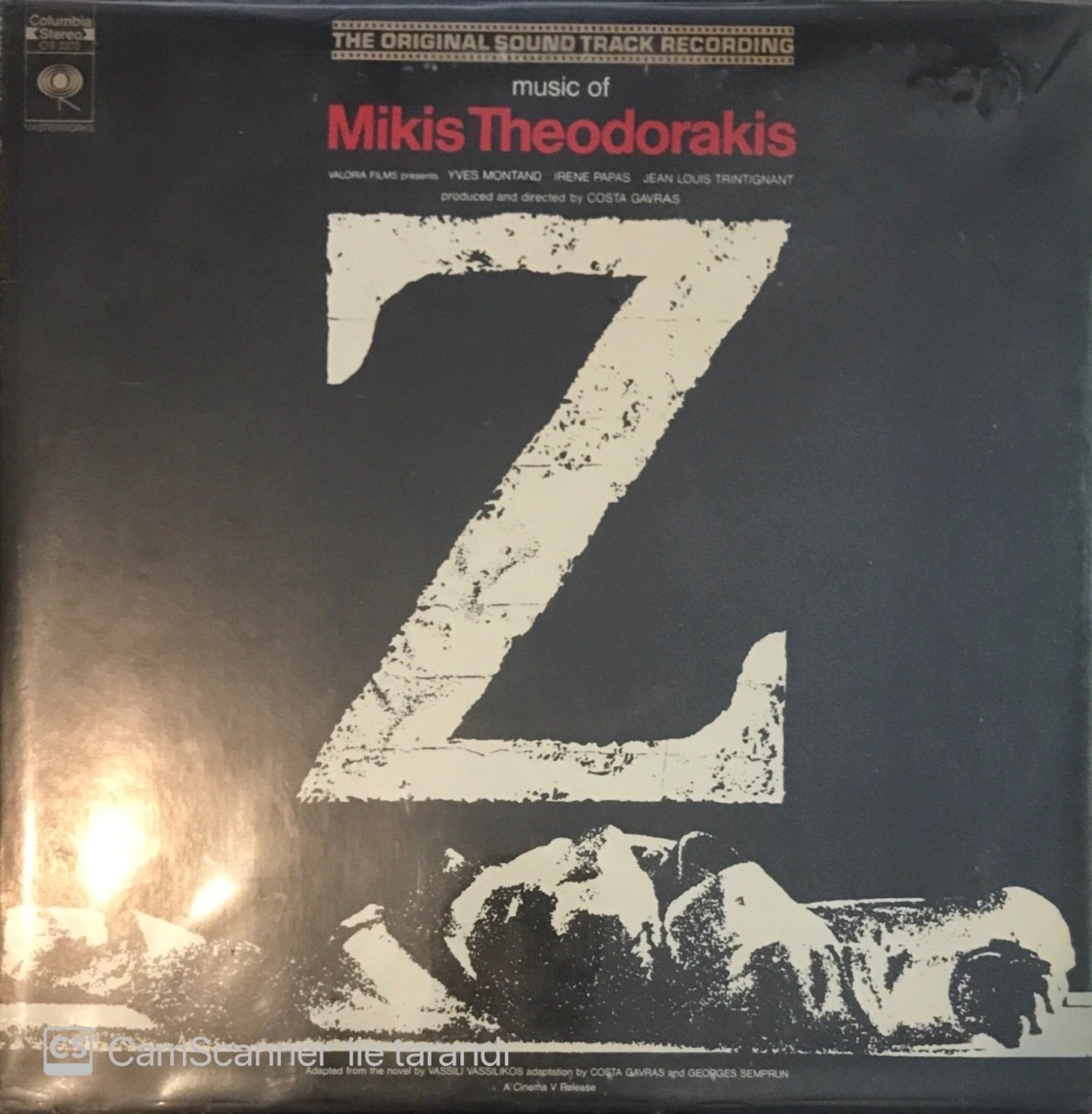 The Original Sound Track Recording Music Of Mikis Theodorakis LP
