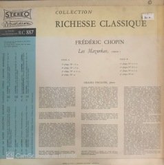 Frederic Chopin Les Mazurkas LP