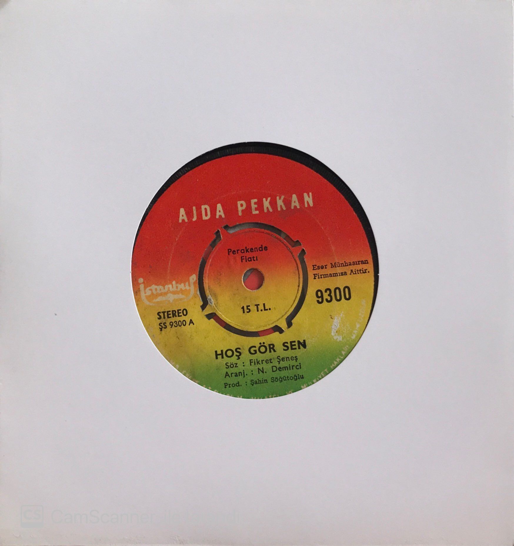 Ajda Pekkan Hoş Gör Sen 45lik