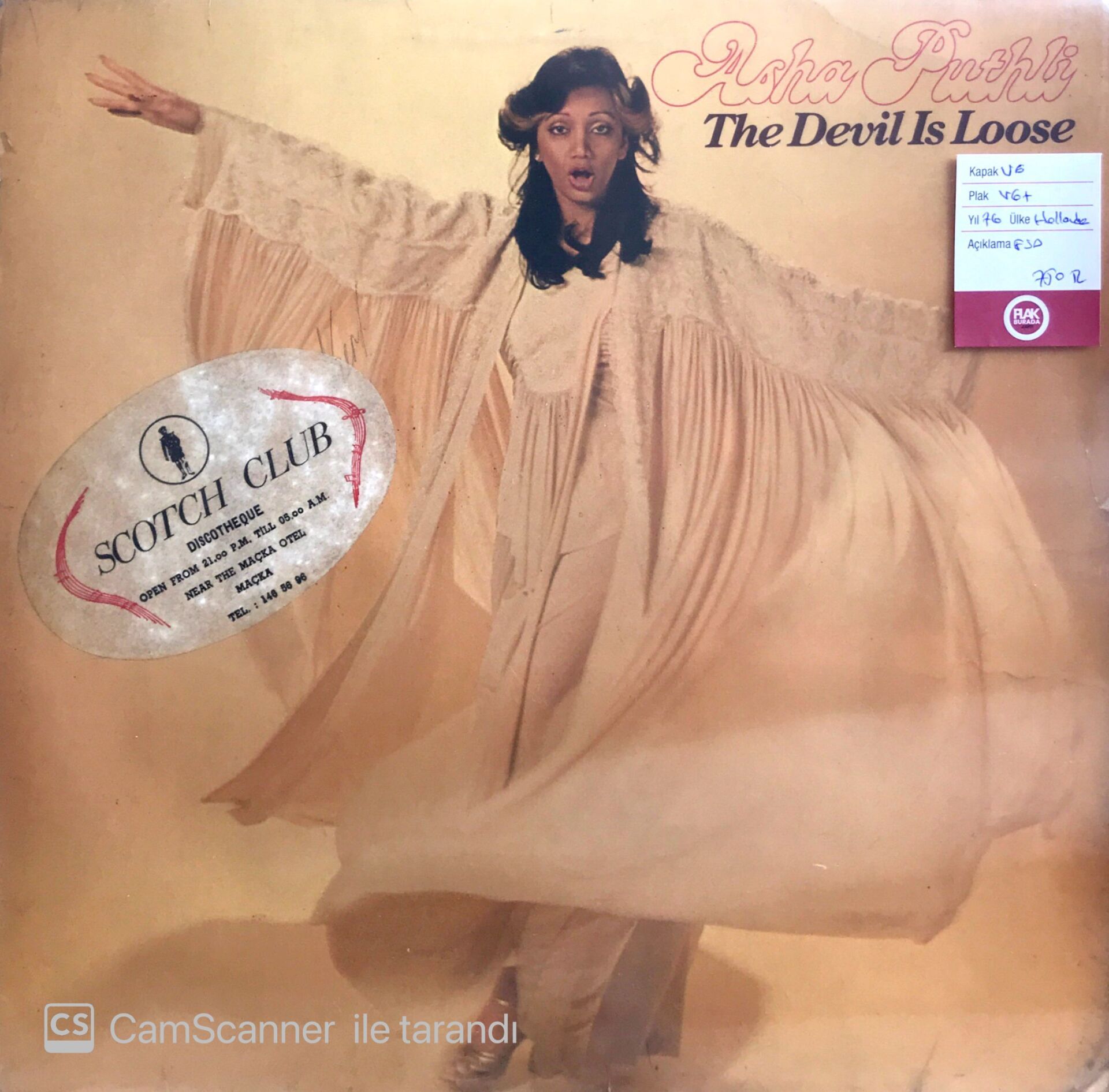 Asha Puthli / The Devil Is Loose LP