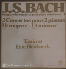J. S. Bach 2 Concertos Pour 2 Pianos Ut Majeur Ut Mineur LP