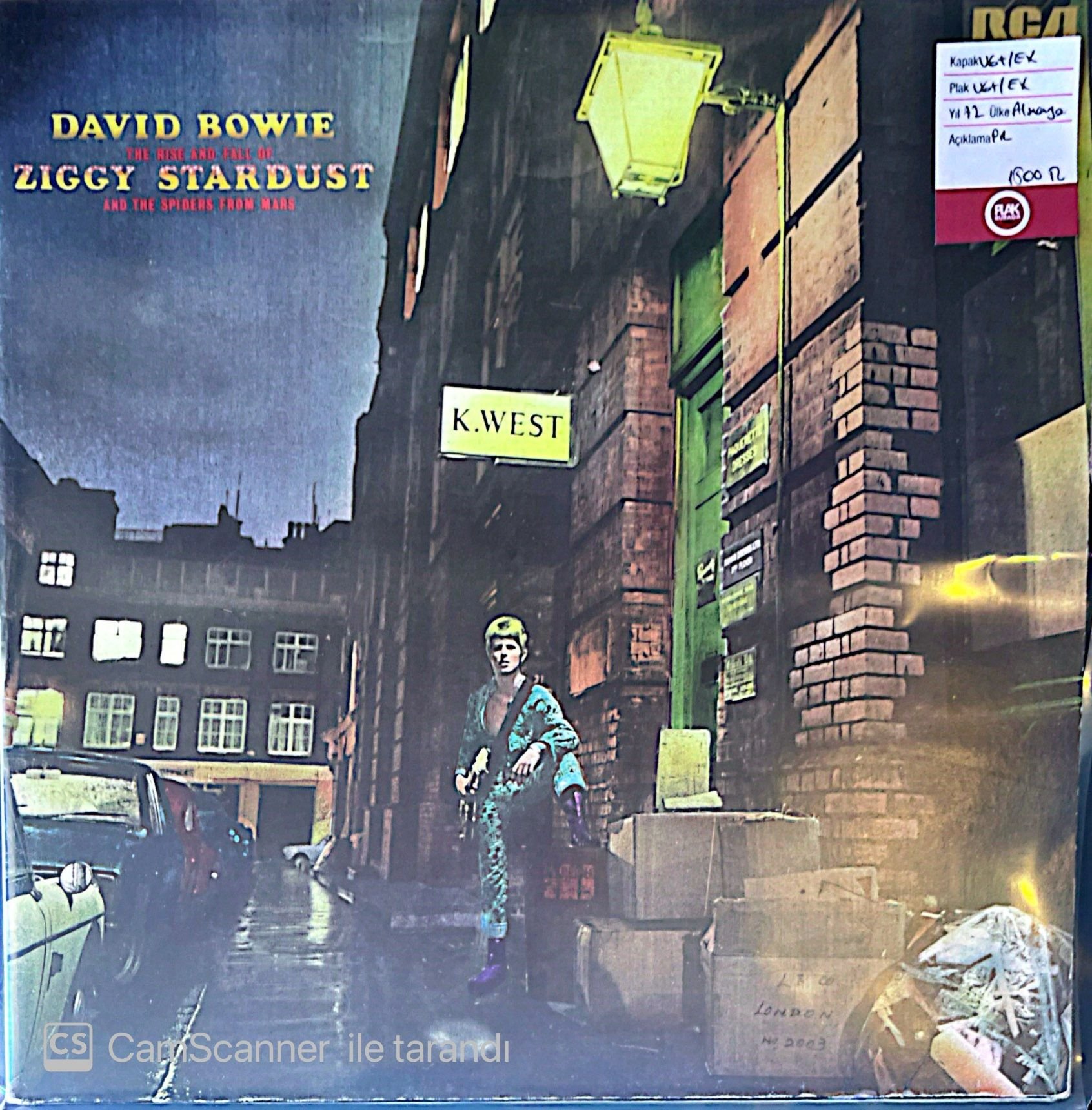 David Bowie The Rise And Fall Of Ziggy Stardust LP