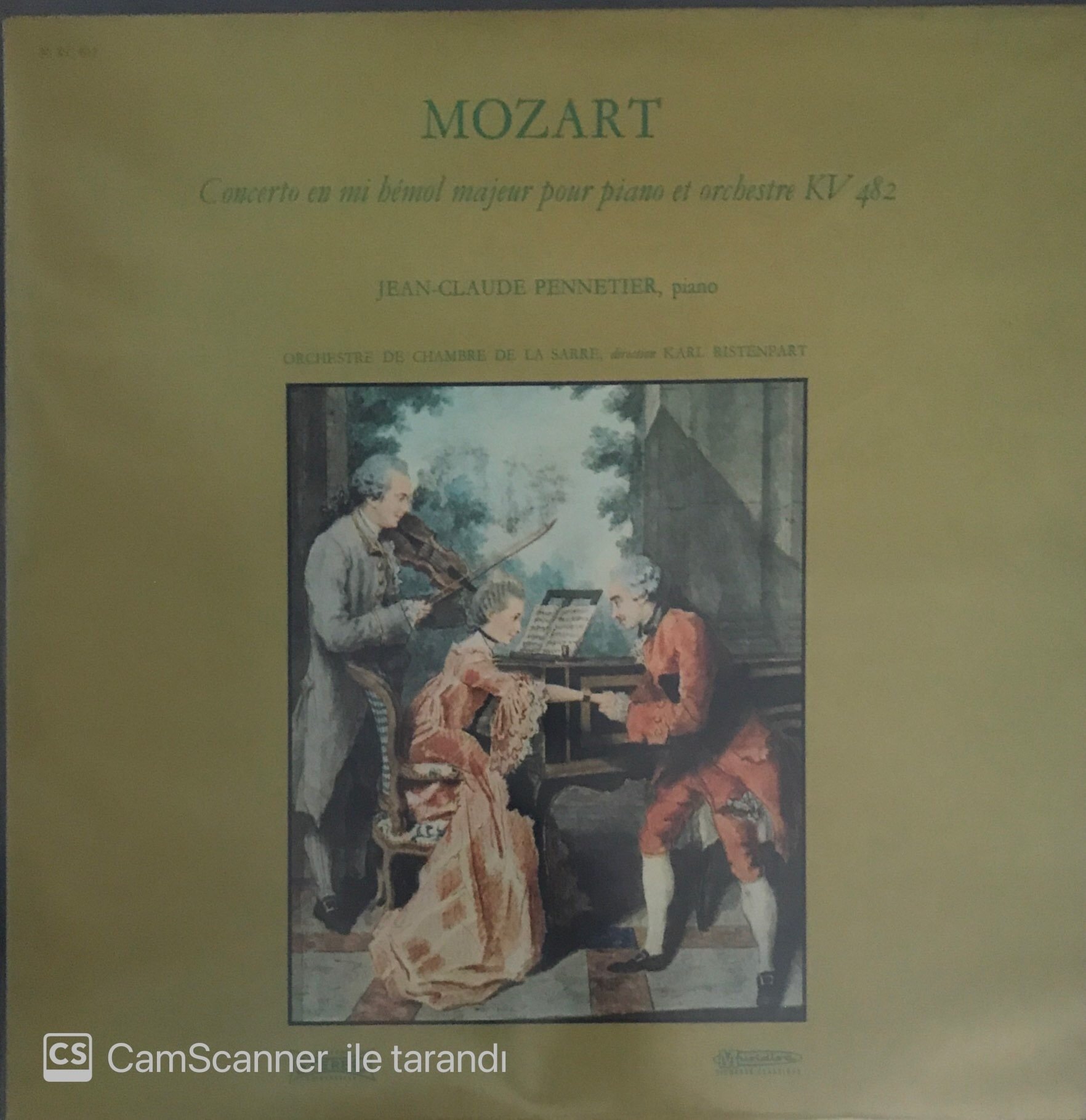 Mozart Concerto En Mi Bemol Majeur LP