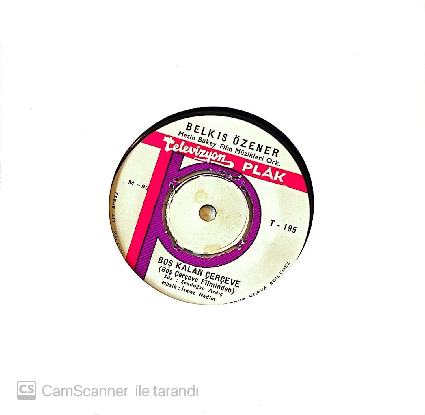 Belkıs Özener - Boş Kalan Çerçeve 45lik