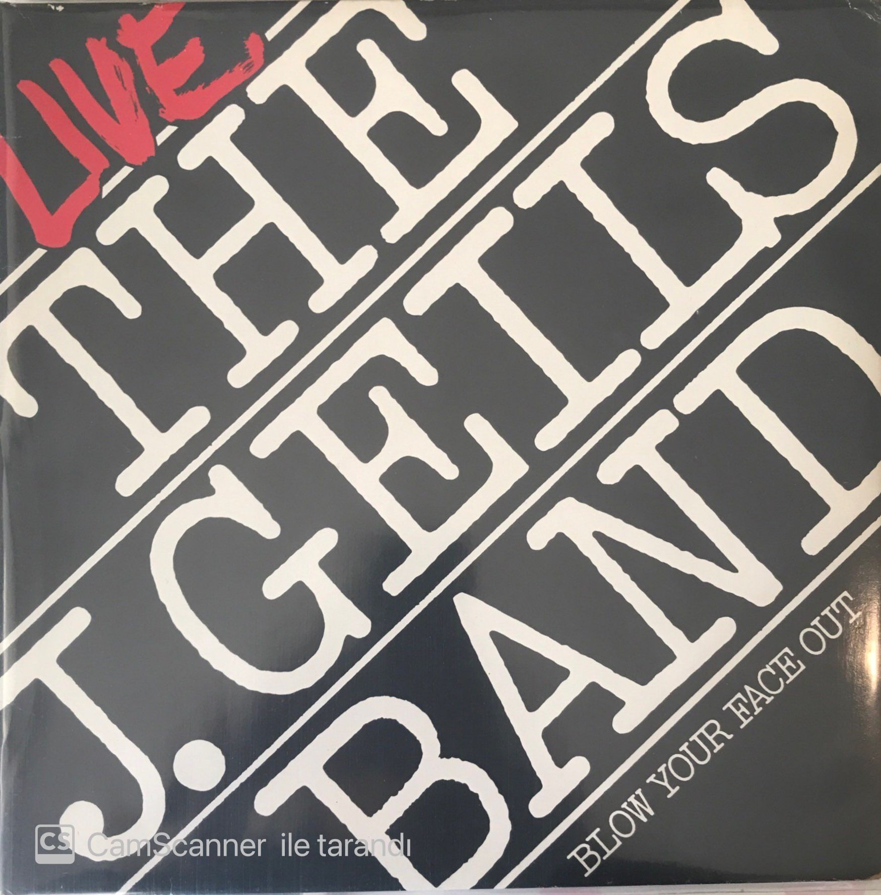 The J. Geıls Band Lıve Blow Your Face Out Double LP