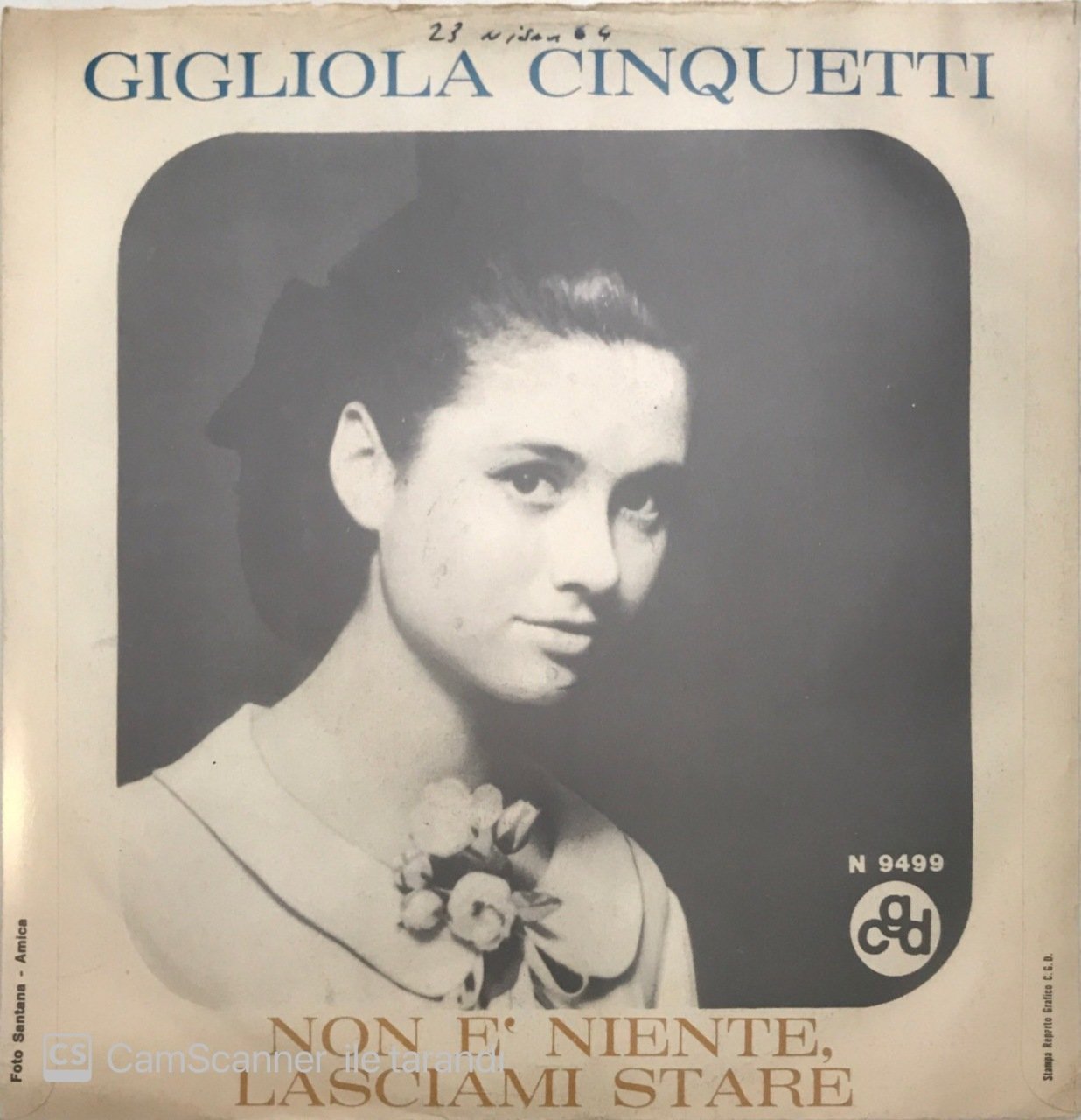 Gigliola Cinquetti Il Primo Bacio Che Daro 45lik
