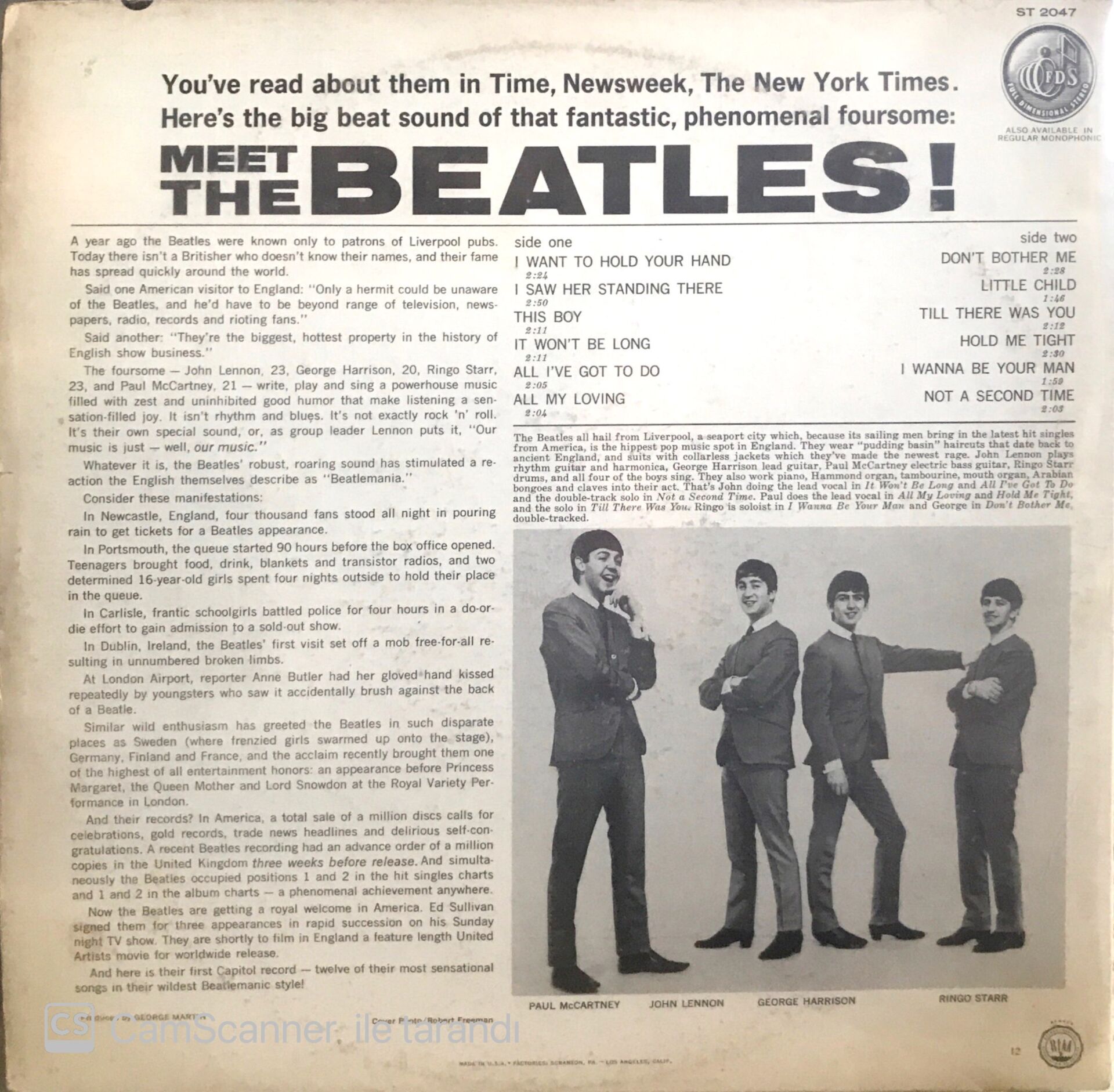 The Beatles Meet The Beatles LP