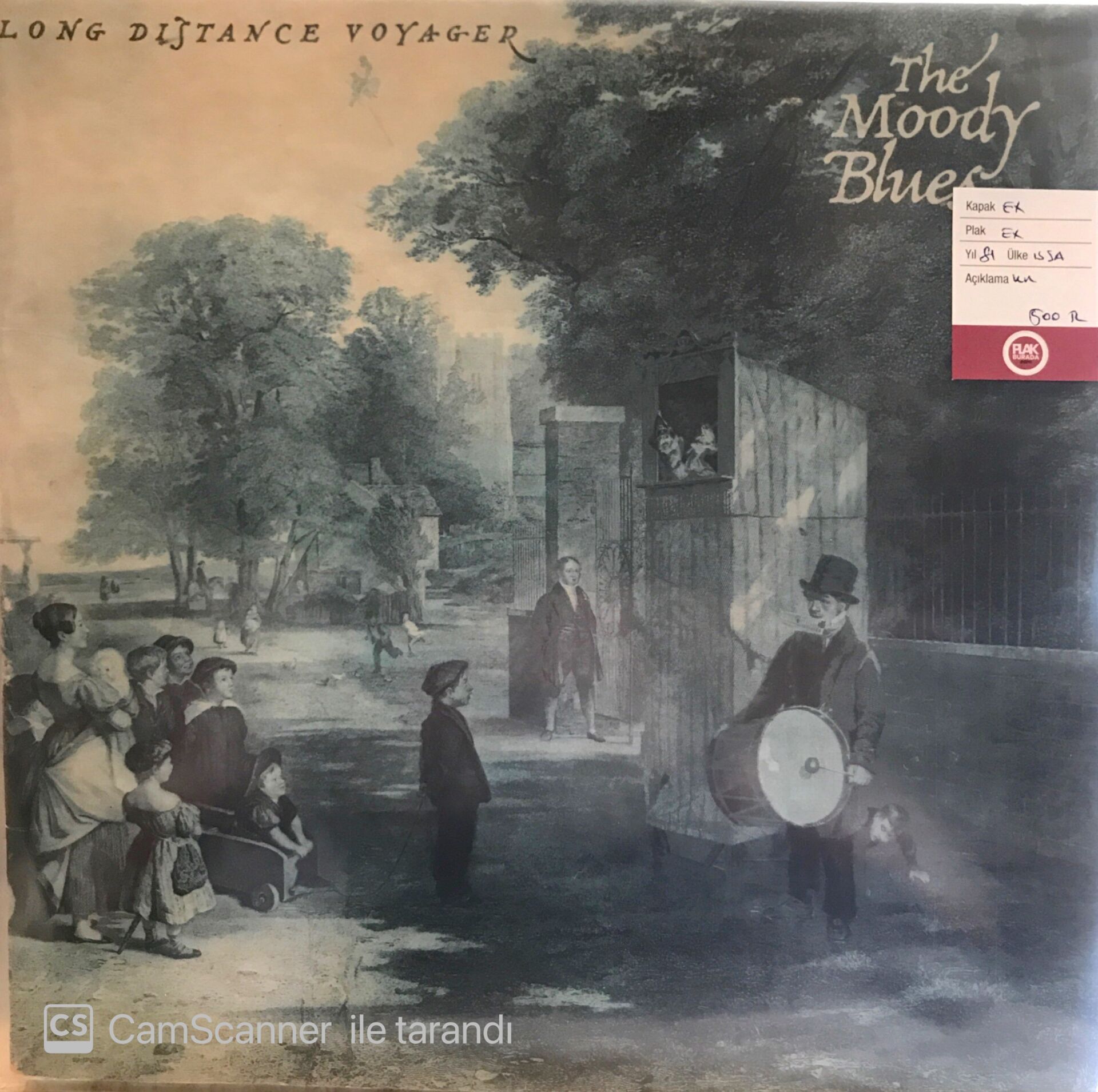The Moody Blues Long Distance Voyager LP