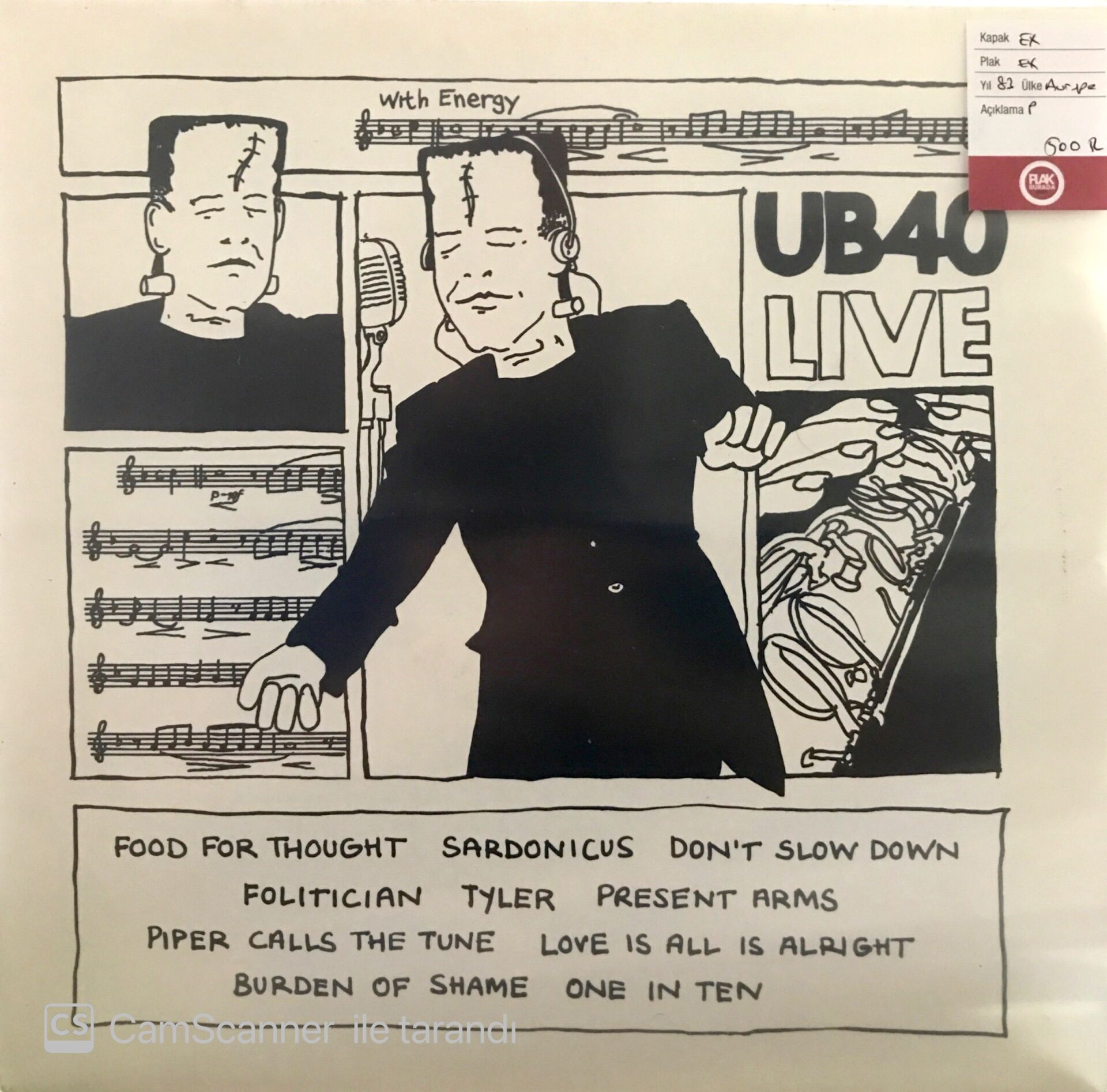 UB40 LİVE LP