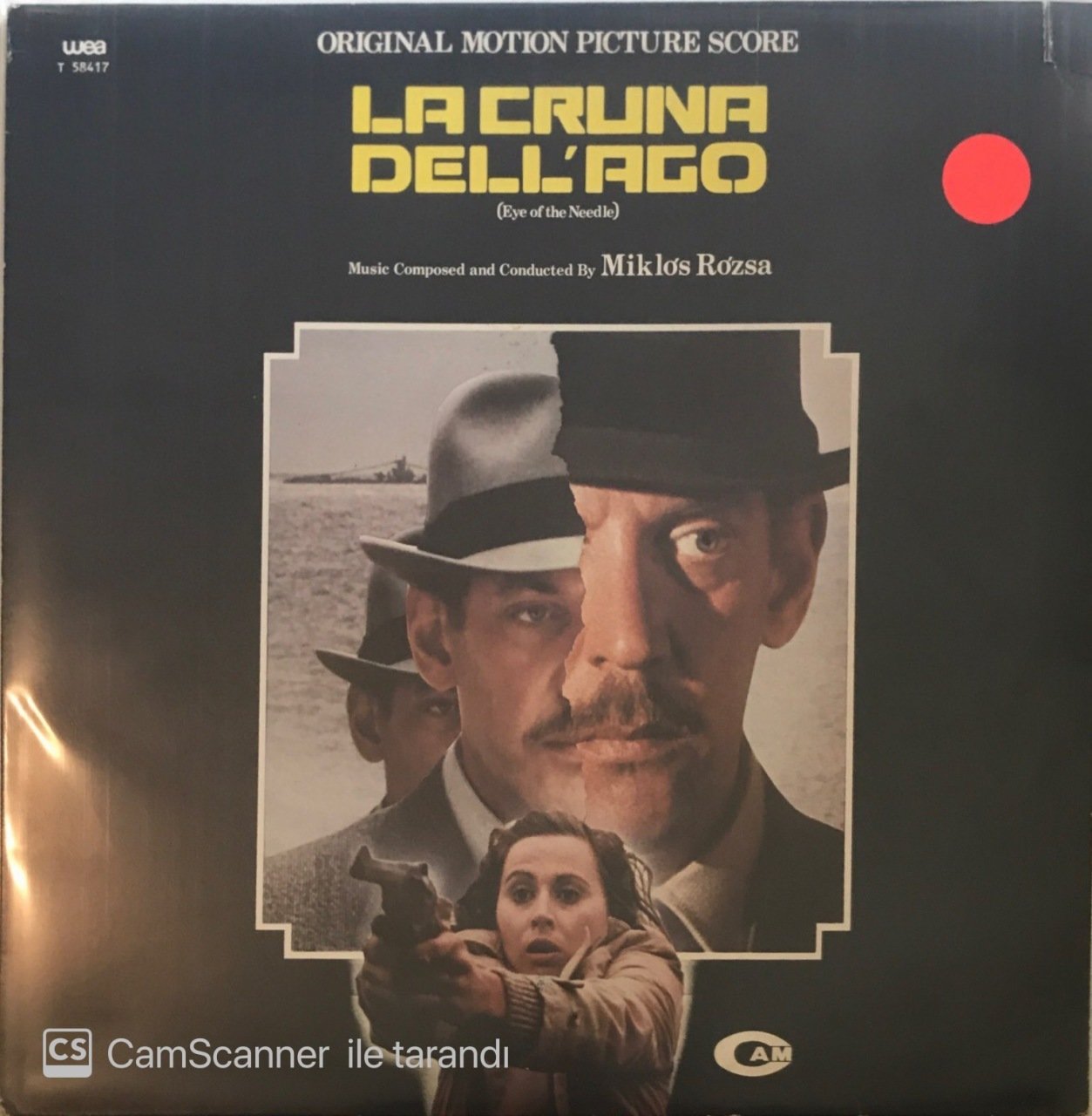 La Cruna Dell'ago Original Motion Picture Score (Eye Of The Needle) LP