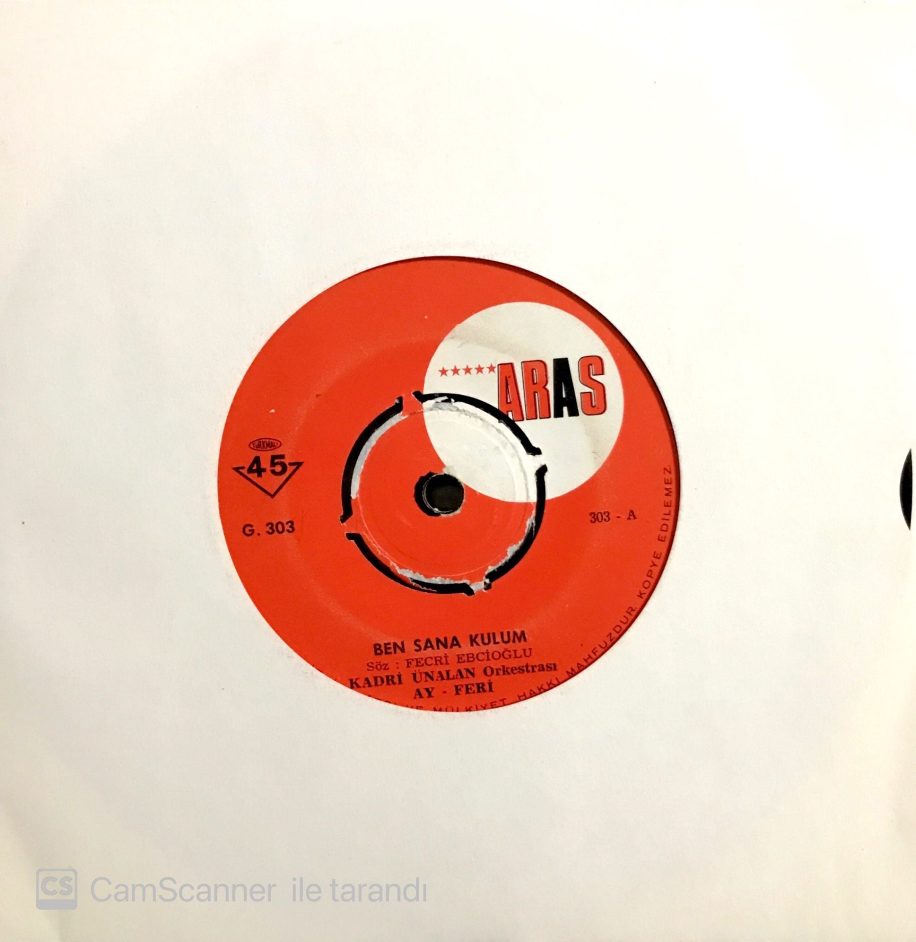 Ay-Feri Ben Sana Kulum 45lik