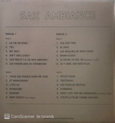 Sax Ambiance Gino Baretti Double LP