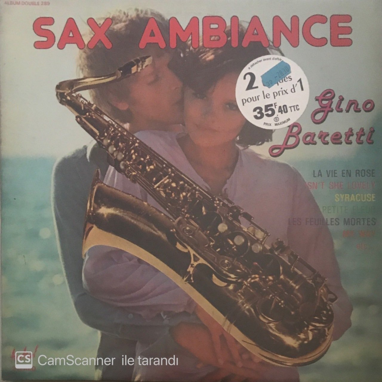 Sax Ambiance Gino Baretti Double LP
