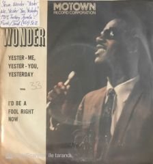 Stevie Wonder Yester-me Yester-you Yesterday 45lik