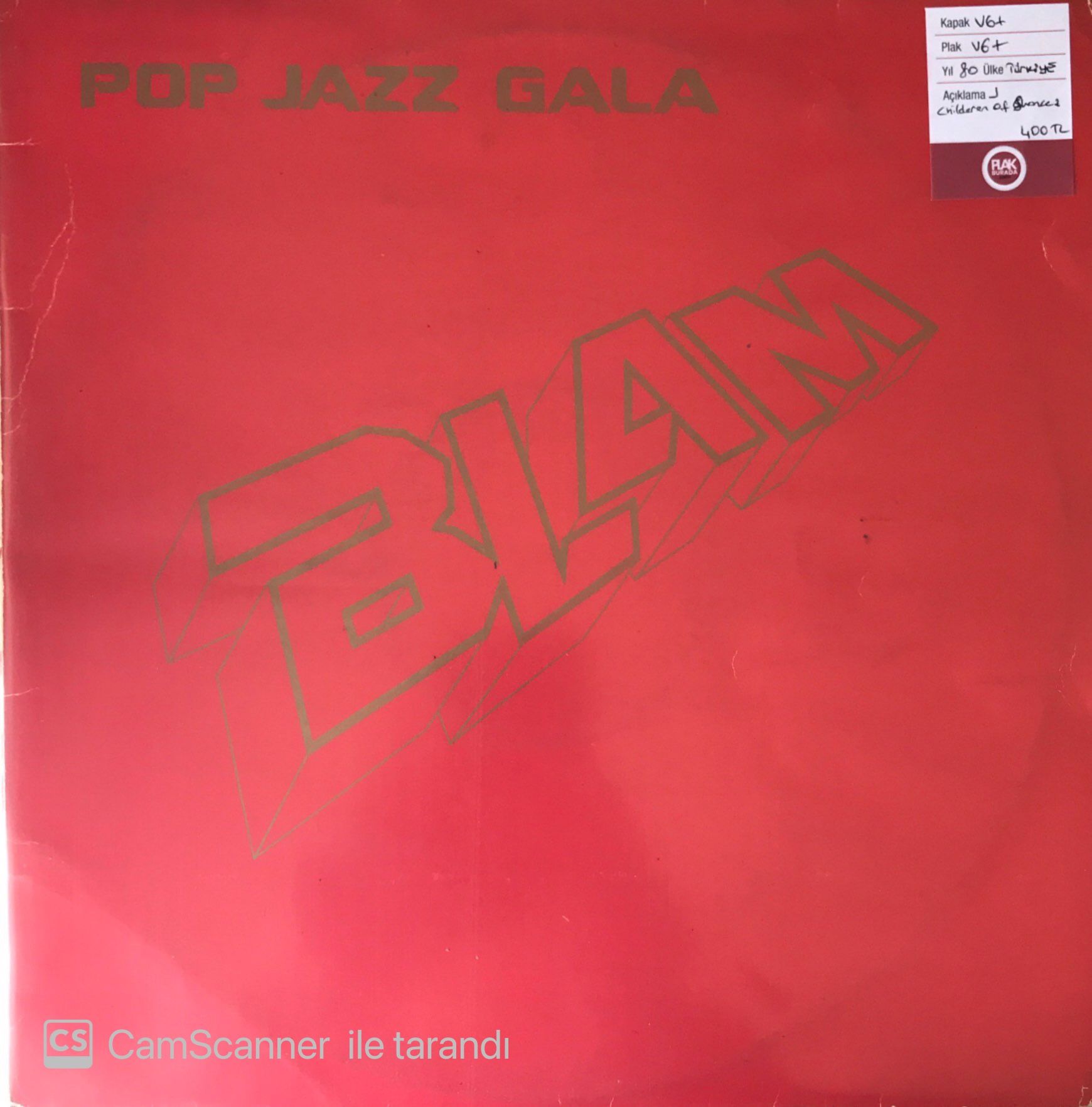 Blam Pop Jazz Gala LP