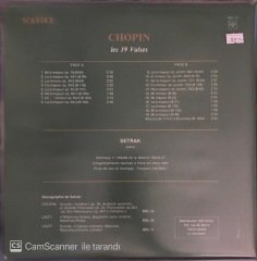 Chopin Setrak Les Dix-Neuf Valses LP